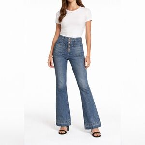 ARIES JANE HIGH WAISTED FLARE JEANS SIZE 26 "NWT"